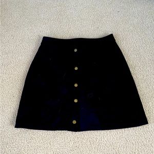 Mini skirt - faux button closure